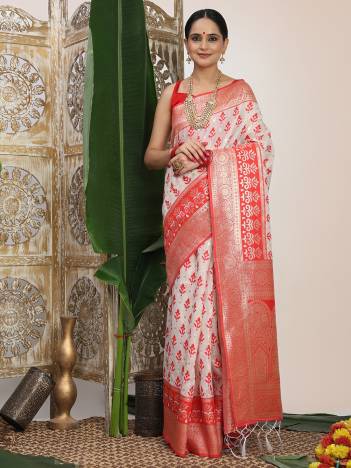 SINDOORI SAAT BY ASTITA DESIGNER LINEN COTTON SAREE WHOLESALER IN INDIA